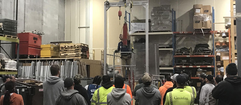 Carciofini Company hosts in-house safety training